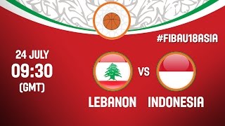 Ливан до 18 - Индонезия до 18. Обзор матча