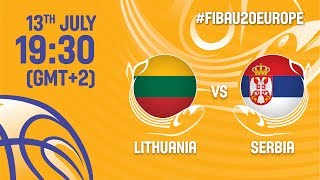 Литва до 20 жен - Сербия до 20 жен. Обзор матча