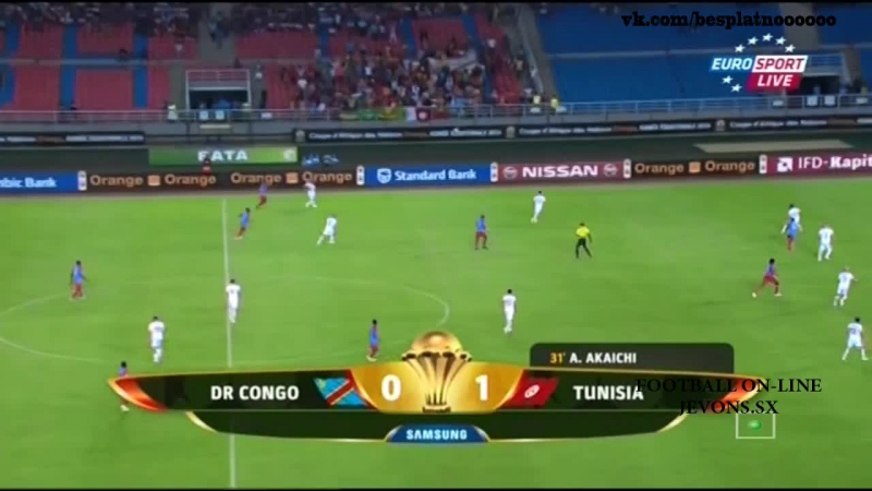 ДР Конго - Тунис. Обзор матча