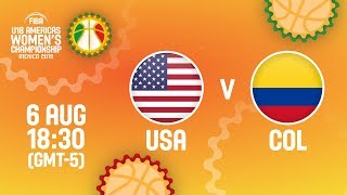 США до 18 жен - Колумбия до 18 жен. Обзор матча