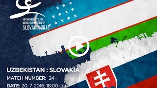 Узбекистан до 18 жен - Словакия до 18 жен. Обзор матча