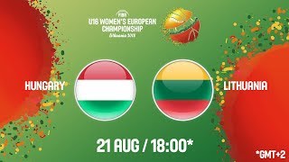 Венгрия до 16 жен - Литва до 16 жен. Обзор матча