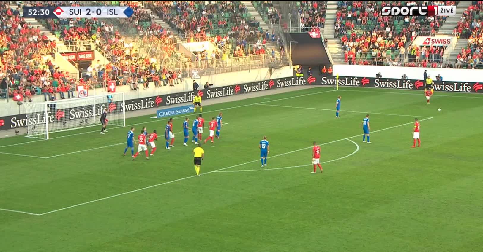 Швейцария - Исландия. Обзор матча