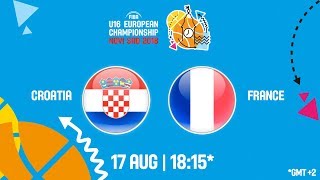 Хорватия до 16 - Франция до 16. Обзор матча