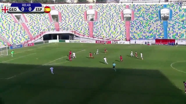 Грузия U-19 - Испания U-19. Обзор матча