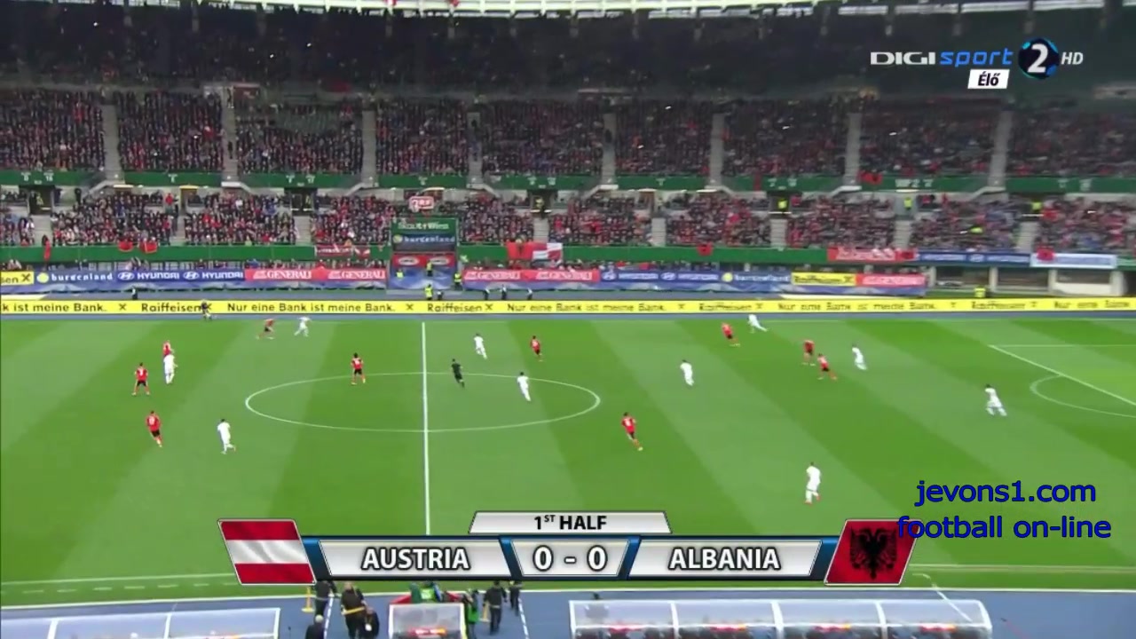Австрия - Албания. Обзор матча